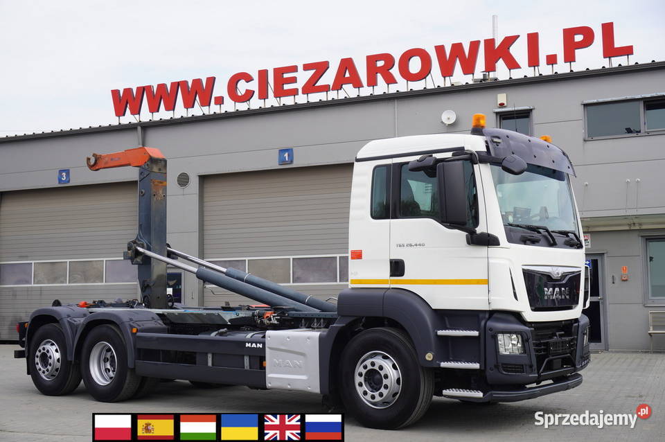 MAN TGS 26440 6x2 E6 Hakowiec Dalby 21 Ton 3 oś tempomat Kraków
