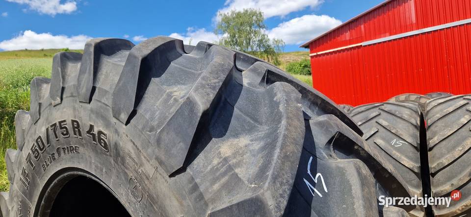 75075R46Trelleborg 2018r bez napraw 90 bieżnik nieuszkodzony warmińsko-mazurskie Nowe Miasto Lubawskie