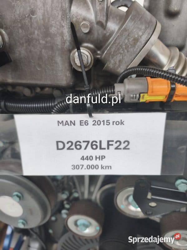 Silnik kompletny MAN D2676LF22 E6 2015r Silniki kompletne łódzkie Łódź