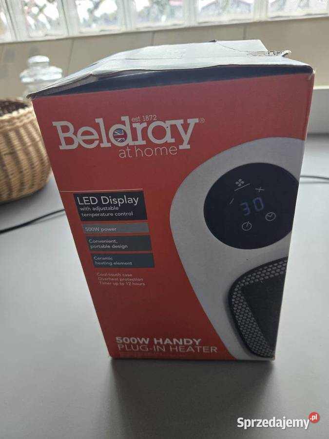 Termowentylator Beldray w stanie angielska