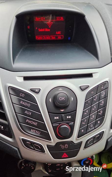 Fiesta MK7 Rok produkcji 2012 podlaskie Szczebra