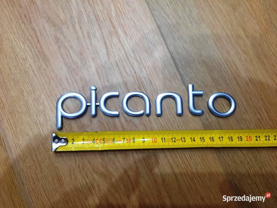 PICANTO Logo Kia emblemat klapa tył III 2017 Nowy Sącz