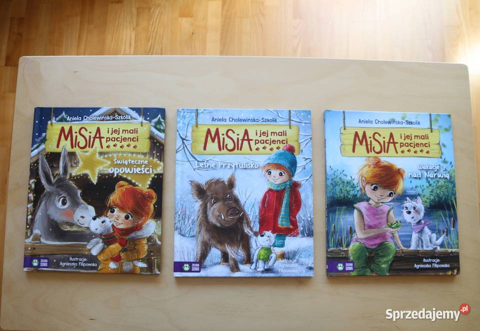 Misia i jej mali pacjenci 17 książek gra Wrocław sprzedam