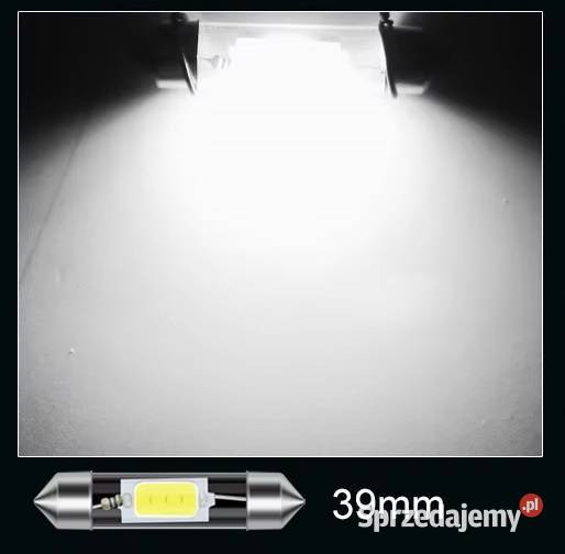 Żarówka C5W Rurkowa 36 i 41 mm 12 LED COB Sieradz sprzedam