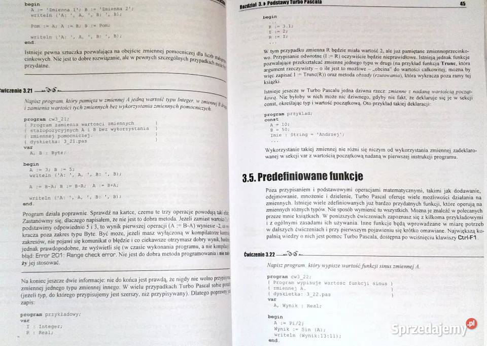 Turbo Pascal Ćwiczenia praktyczne Andrzej miękka lubelskie Chełm