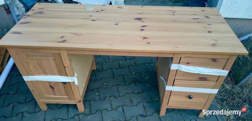 Biurko ikea hemnes lite drewno sosnowe Dowóz Biurka Olsztyn