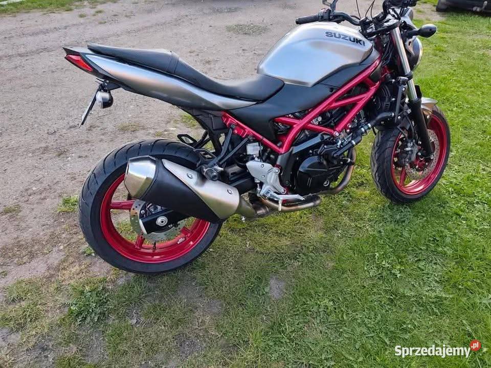 Suzuki SV650 z wyposażeniem dodatkowym Suzuki zachodniopomorskie Koszalin sprzedam