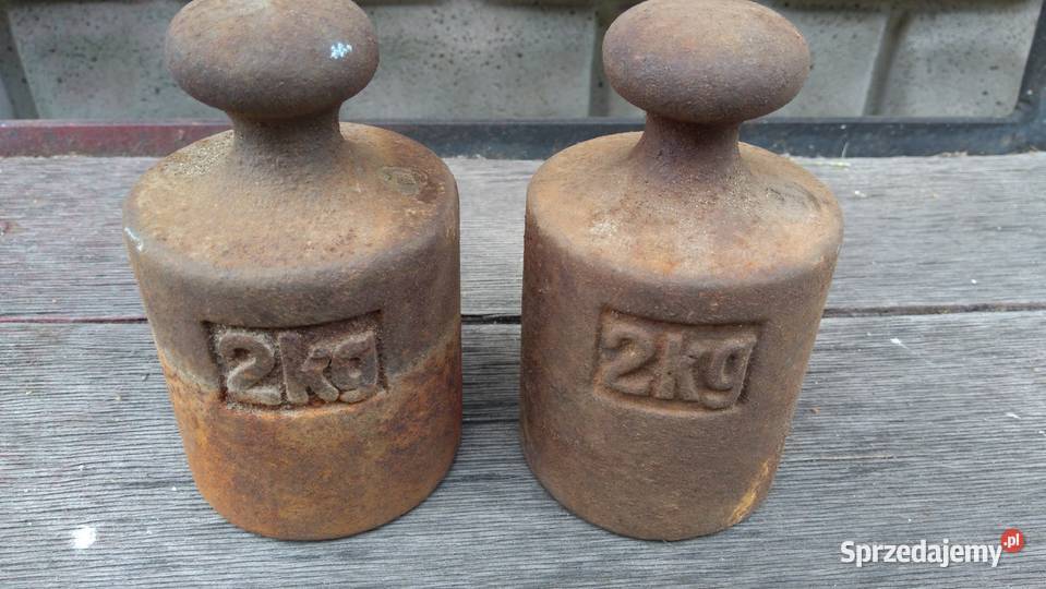 PRL antyk stare odważniki Pozostałe Sieradz