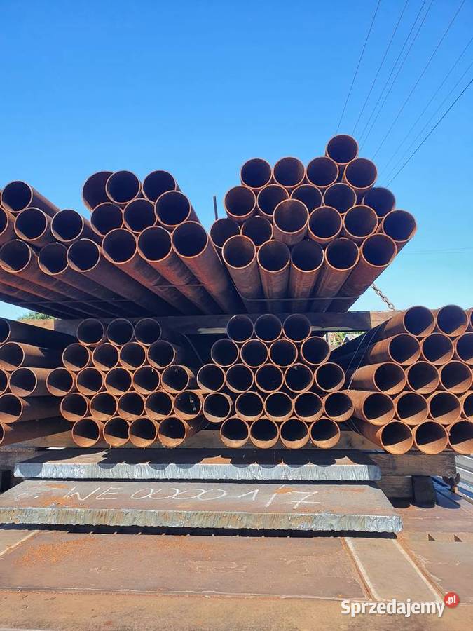 Rura ocynkowane słupki ogrodzeniowe ogrodzenie mazowieckie Leśniakowizna