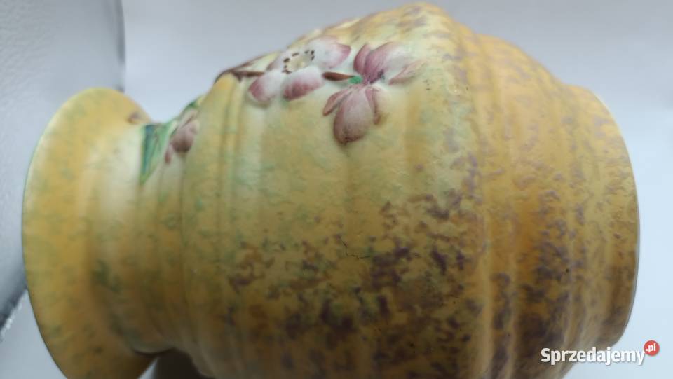 Wazon ceramiczny kwiat jabłoni Pottery lubelskie Zamość