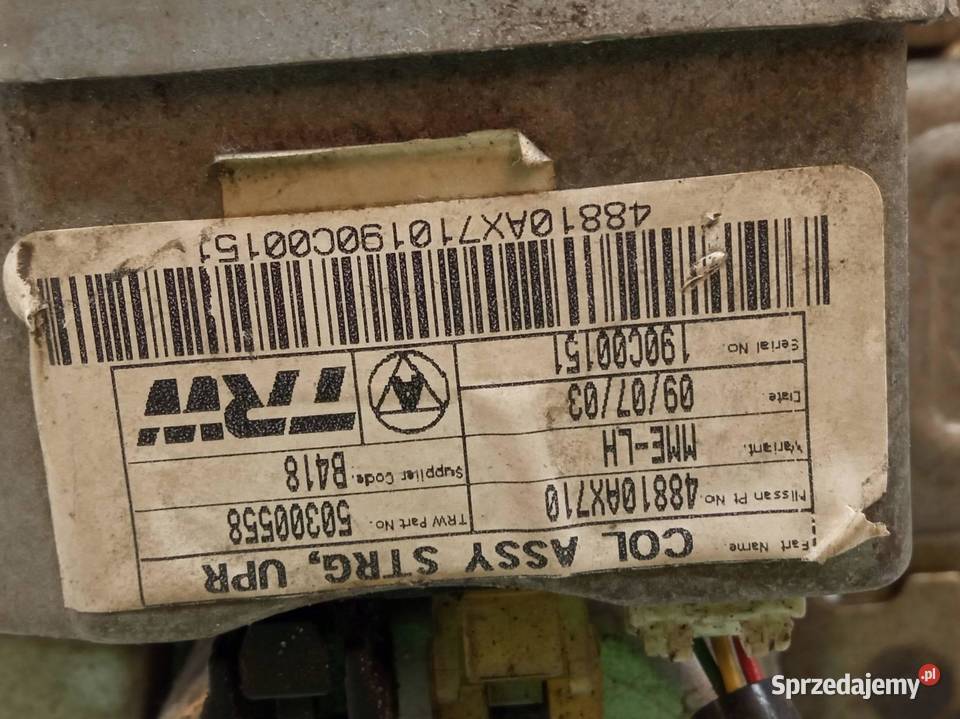 KOLUMNA WSPOMAGANIE ELEKTRYCZNE K12 50300558 świętokrzyskie sprzedam