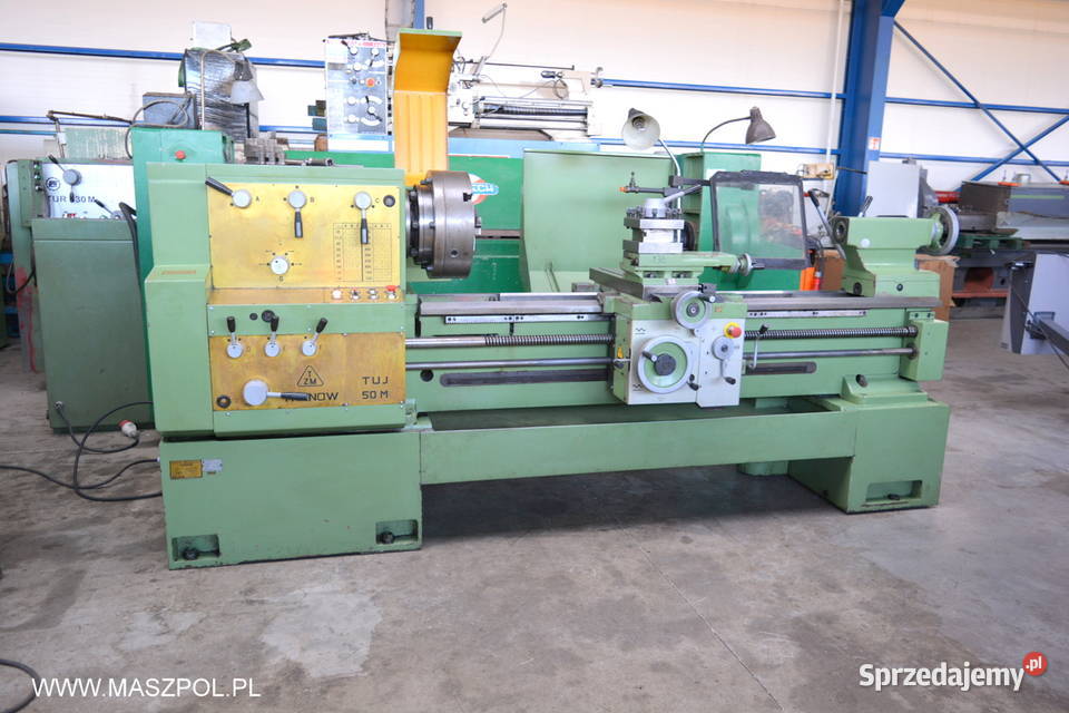 Tokarka uniwersalna TUJ 50 M x 1500 Zakłady Biznes i Przemysł Głowno sprzedam