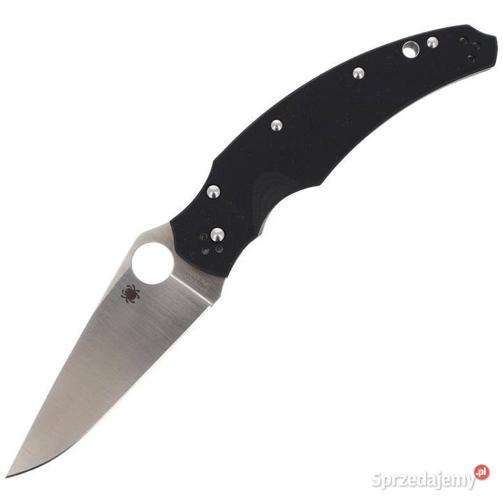 Nóż składany Spyderco Opus Black G10 Plain Warszawa