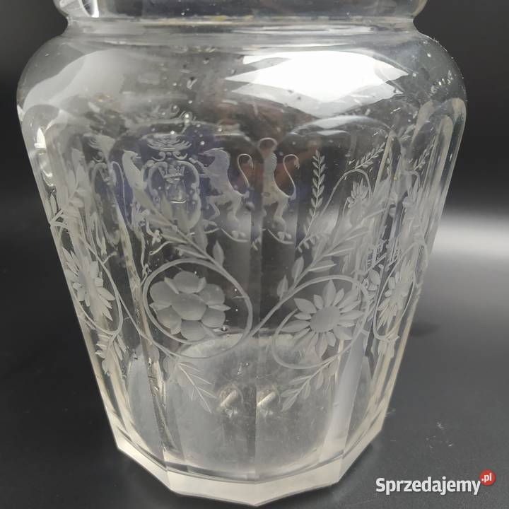 DanzigGdansk Karafka Porcelana i szkło Myszyniec