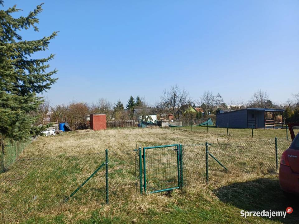 Działka ROD ogródek rekreacyjny na sprzedaż Oława