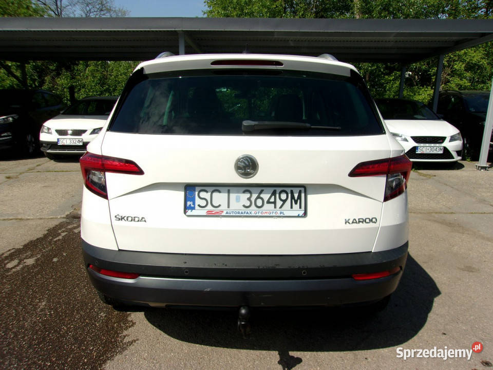 koda Karoq Klimatronic 2x Hak CarPlayAndroidAuto benzyna śląskie Cieszyn