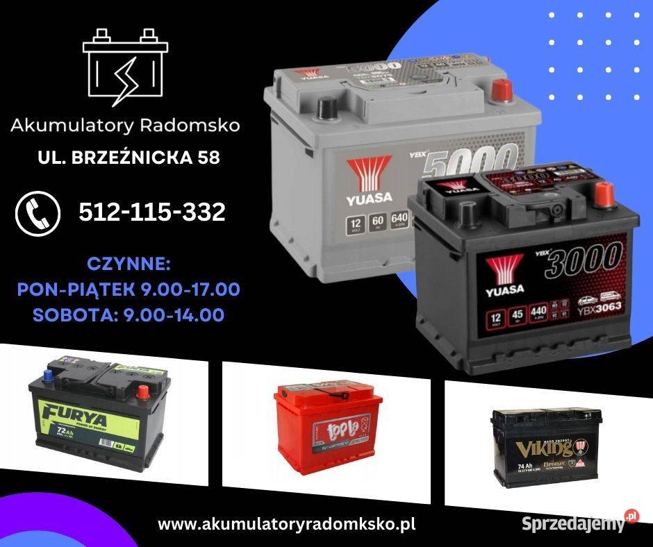 Akumulator START ECO 60Ah 500A P Radomsko Akumulatory