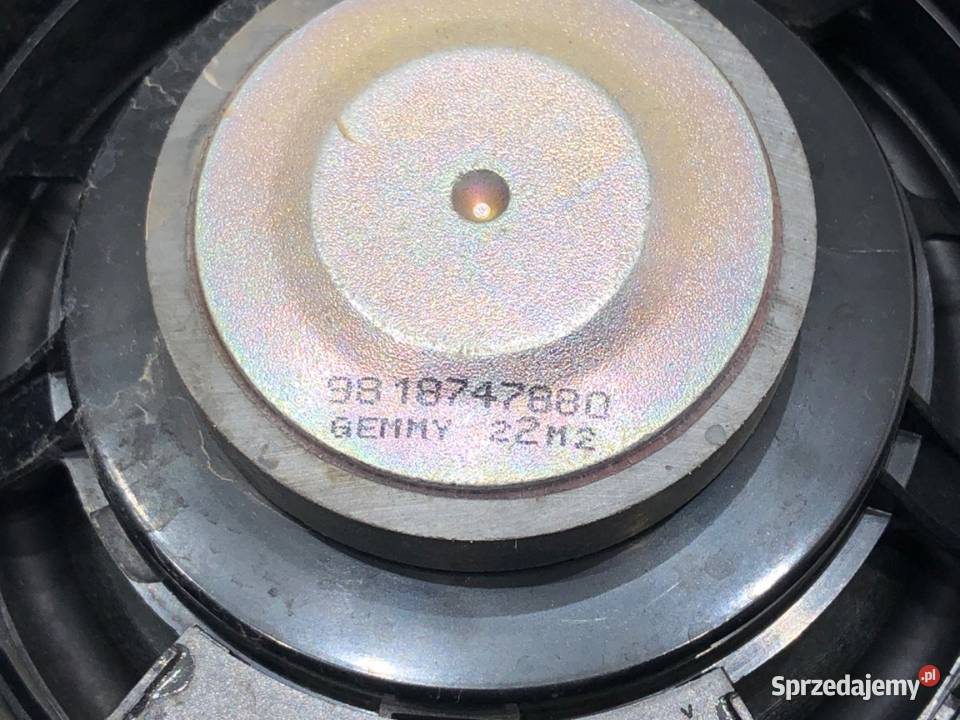 GŁOŚNIKI KOMPLET PEUGEOT 208 II 9818747880 Sprzęt audio fabryczny