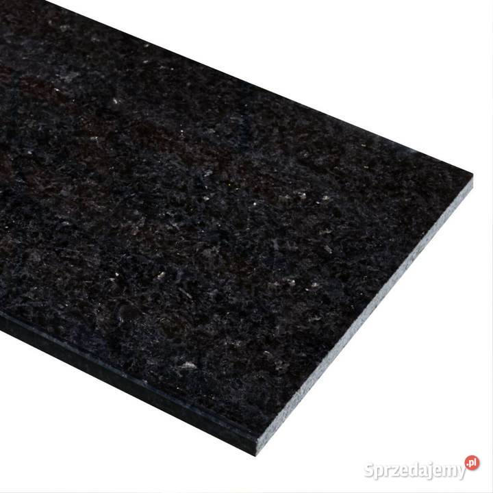 Czarne schody Podstopień granitowy Black Galaxy