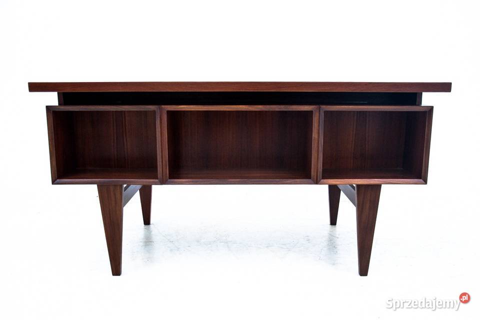 Tekowe biurko duński design lata 60 Chorzów