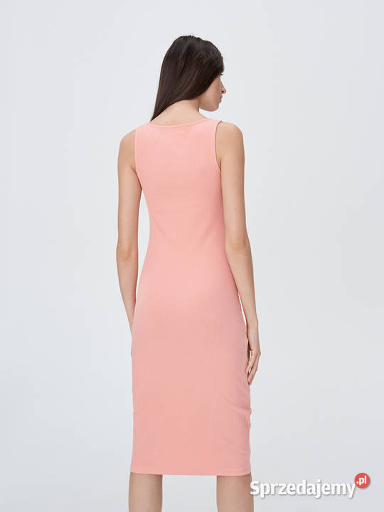 morelowa sukienka Sinsay pomarańczowy Olkusz