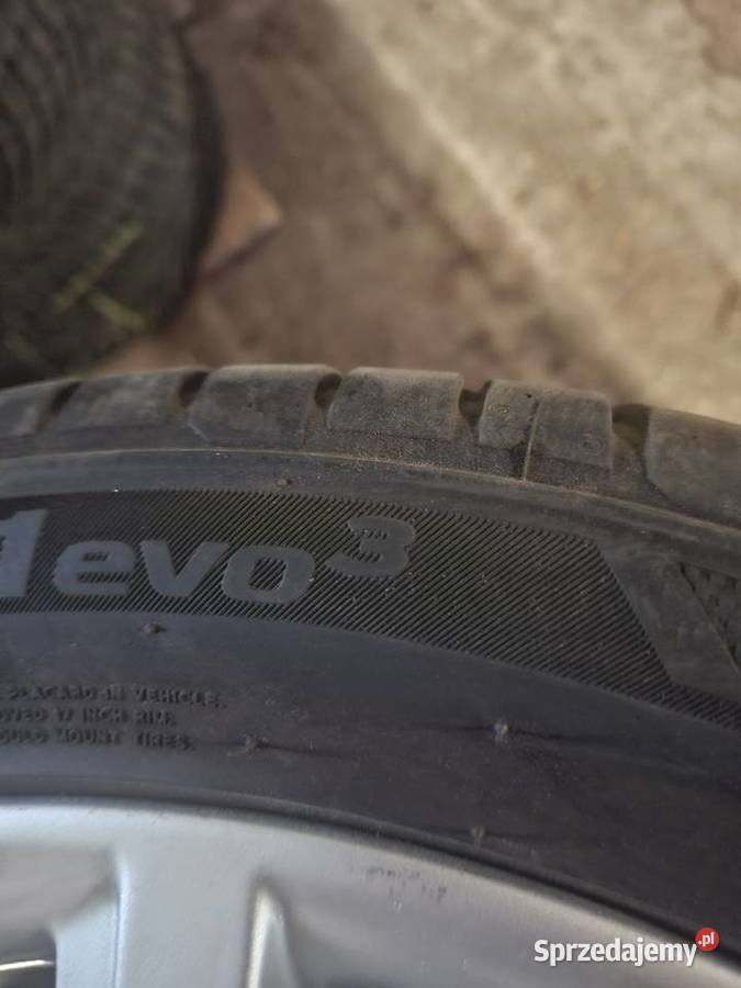 Opony letnie 22545 R17 Hankook 2 Parysów sprzedam