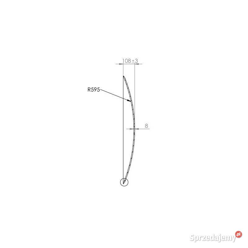 Talerz gładki 660 mm otwór 41 mm grubość 6 mm Do maszyn uprawowych Sieradz
