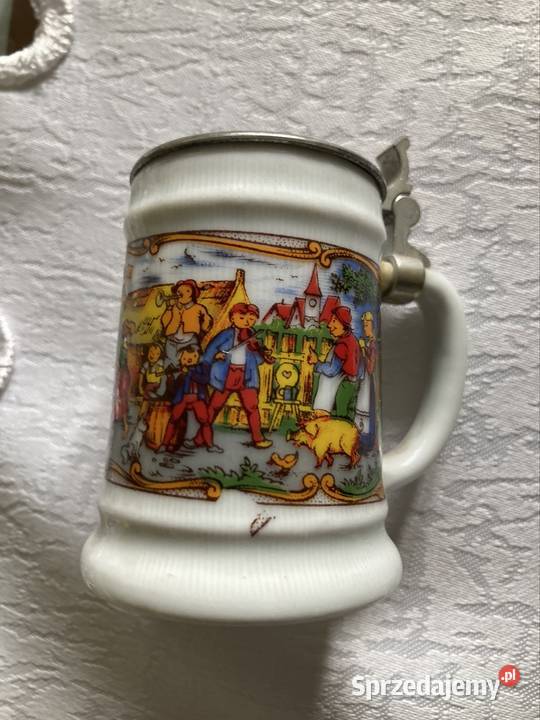 Dekoracyjny Kufel Mini Vintage Ceramiczny Czerwionka-Leszczyny
