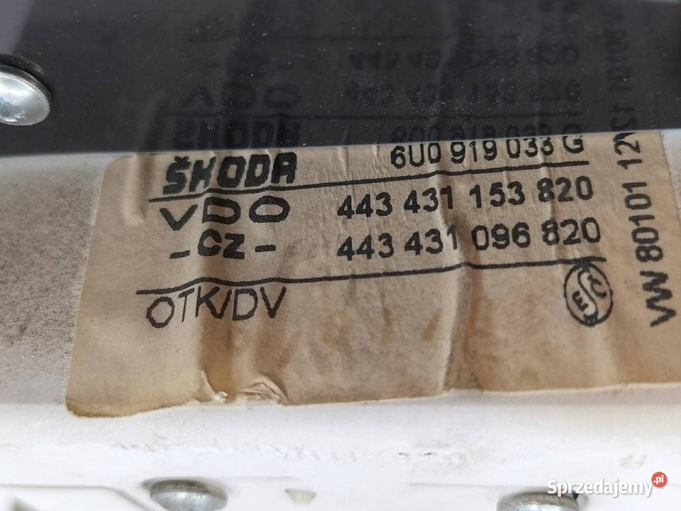 LICZNIK EU 6U0919033G 13 B Skoda Felicia I sprzedam