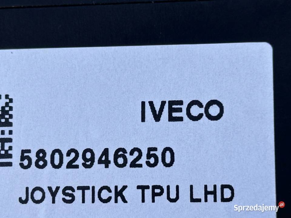 DŹWIGNIA ZMIANY BIEGÓW JOYSTICK IVECO 5802946250 Sulechów