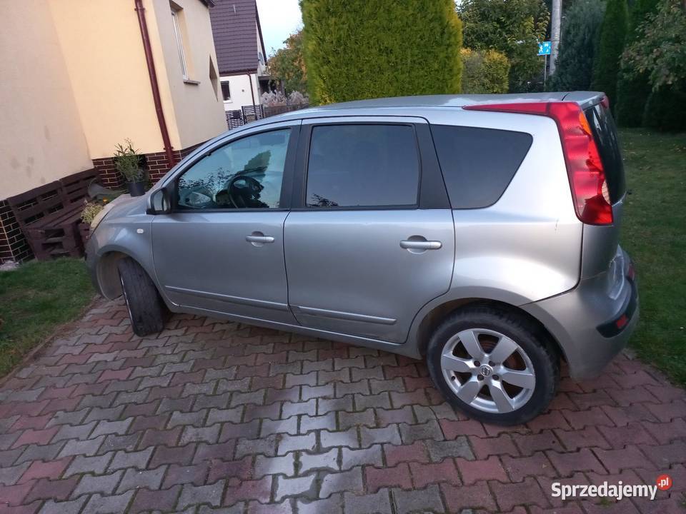 Nissan Note 16 uszkodzony tył Wrocław sprzedam