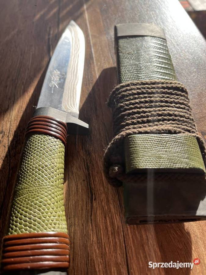 Wyjątkowy japoński nóż Drop Point Hunter NOWY Mrągowo