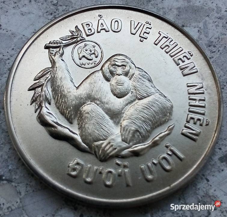 WIETNAM 10 DONG 1987 rWWF FAO GORYL