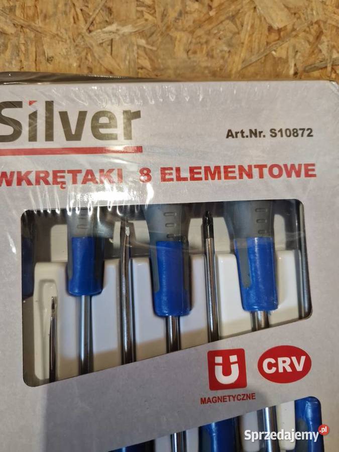ZESTAW ŚRUBOKRĘTÓW WKRĘTAKÓW Z MAGNESEM 8 10872 Narzędzia Głogowa sprzedam