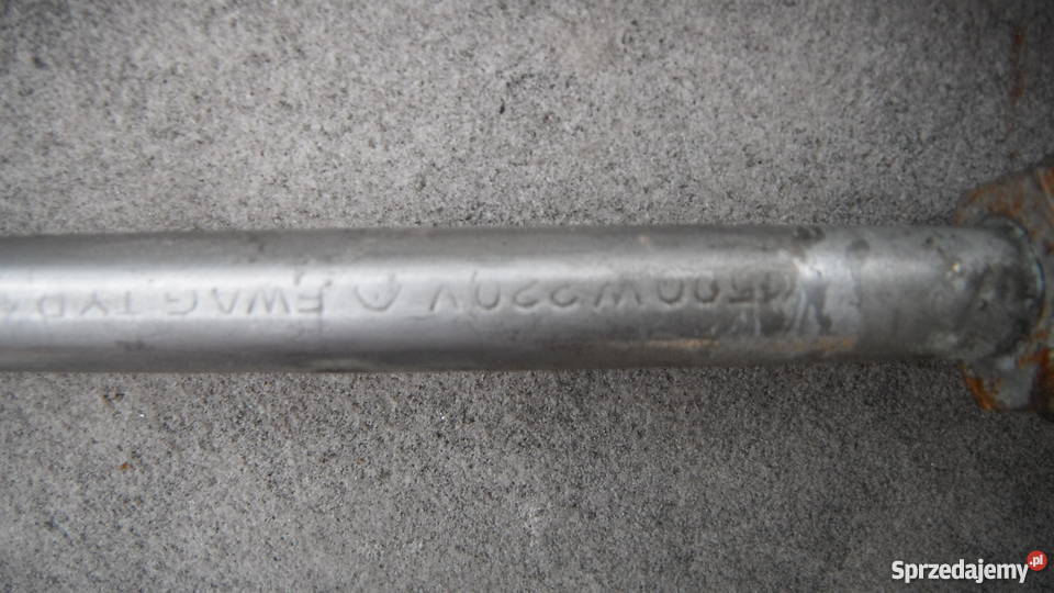 Grzałka 1500W 220V Ewag typ 15 kształt L Nowe