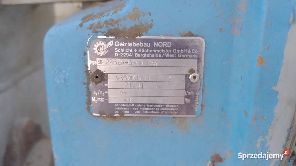 Podajnik Przenośnik Ślimakowy Przemysłowy nieuszkodzony wielkopolskie Kowale Pańskie