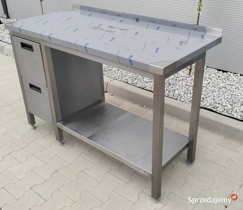 Stół gastronomiczny 132x60x85 z szufladami Słupia Kapitulna