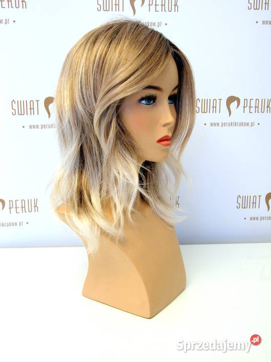 Peruka półdługa z włosów syntetycznych Końskie