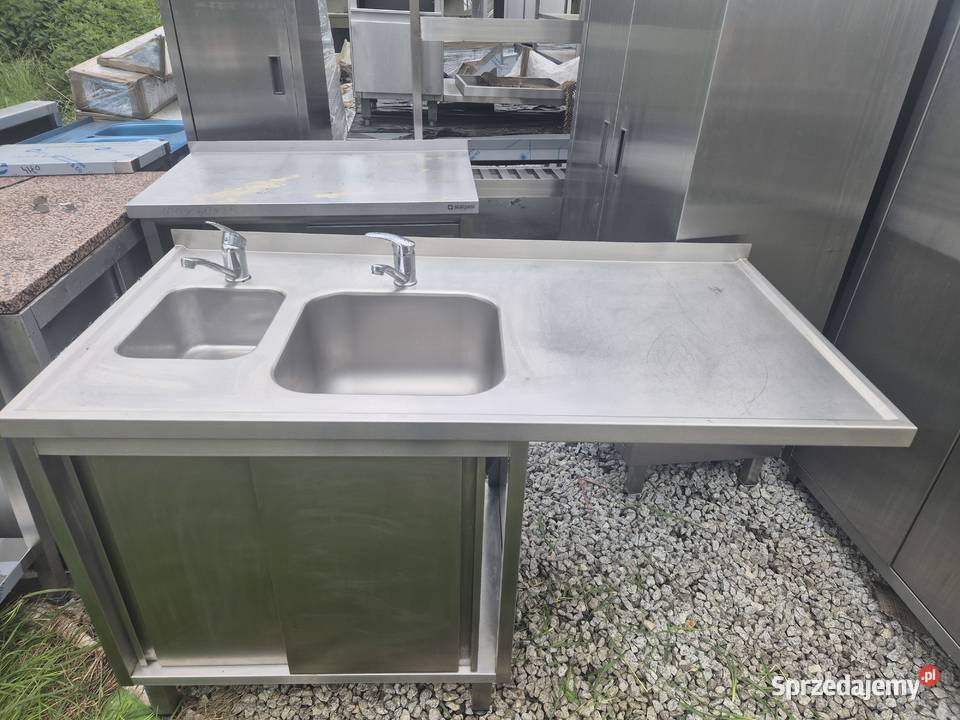 Zlew 2 Komorowy Gastronomiczny Z Szafką Z Ostrów Wielkopolski