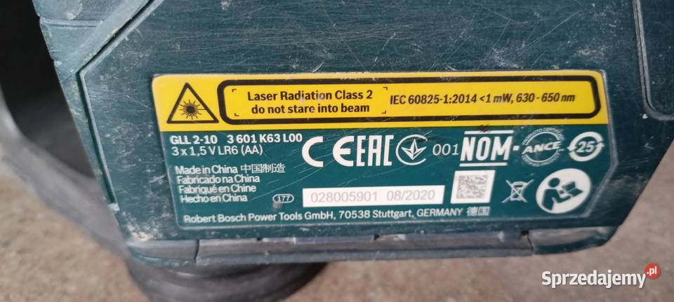Laser krzyżowy Bosch PLL 210 Szamotuły