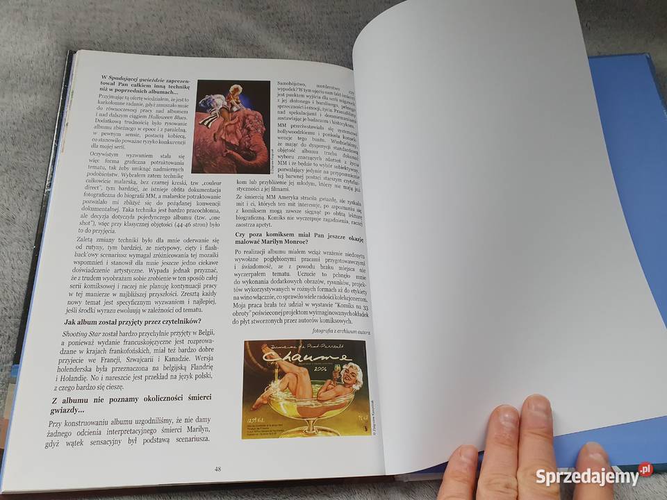 Spadająca Gwiazda Marilin Monroe komiks Polskie Gdynia