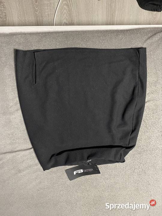 czarna spódnica czarny