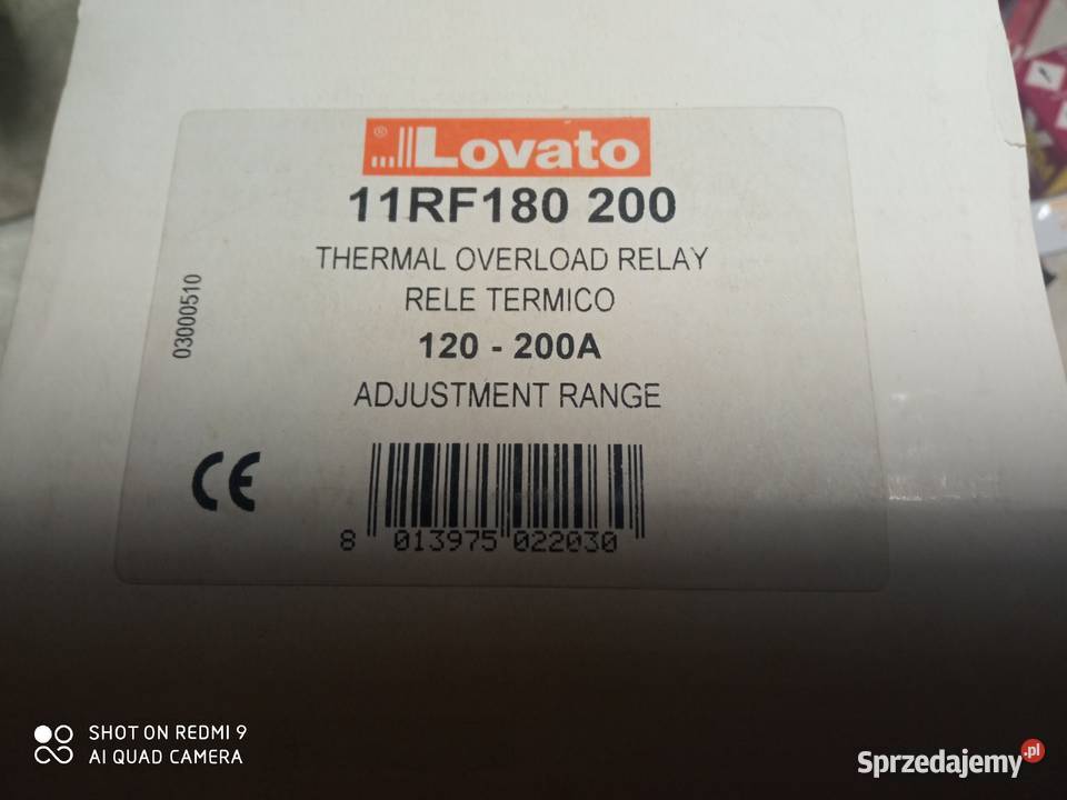 Wyłącznik termiczny 3x200A 11RF 180 200 LOVATO Żagań
