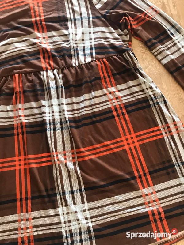 Sukienka w kratkę 4850 Hajnówka