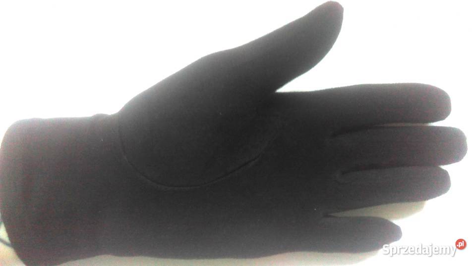RĘKAWICZKI damskie CZARNE Przejściowe r SM stan Białystok sprzedam