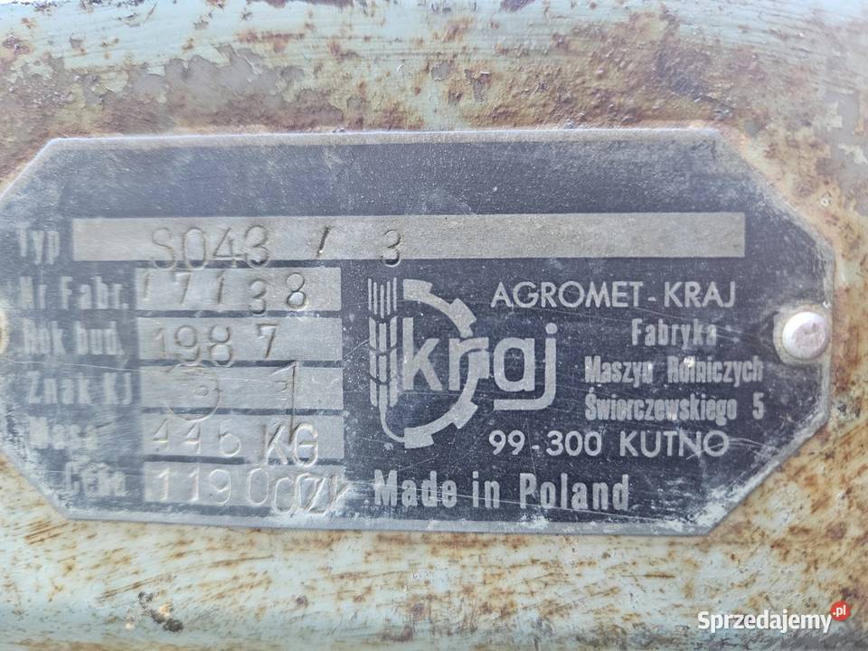 Siewnik Poznaniak 27 m Rusowo