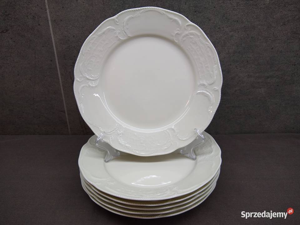 Talerze płytkie Rosenthal Sanssouci ecru 6 Kalisz