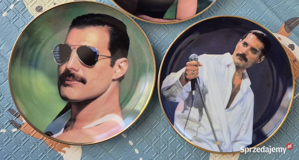 Talerze kolekcjonerskie Freddie Mercury Danbury Gdańsk