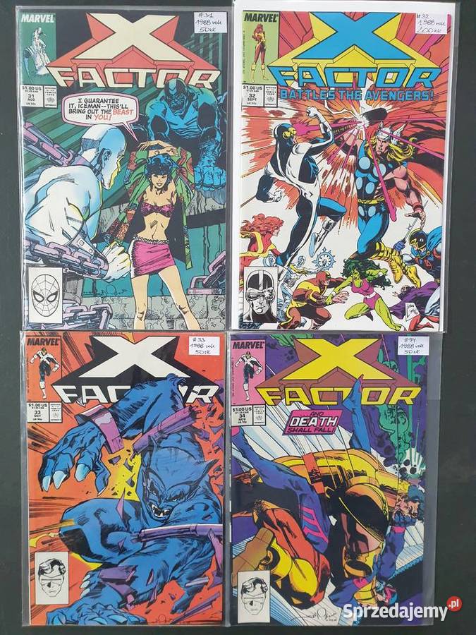 XFactor kolekcja 29 oryginalnych komiksów Marvel