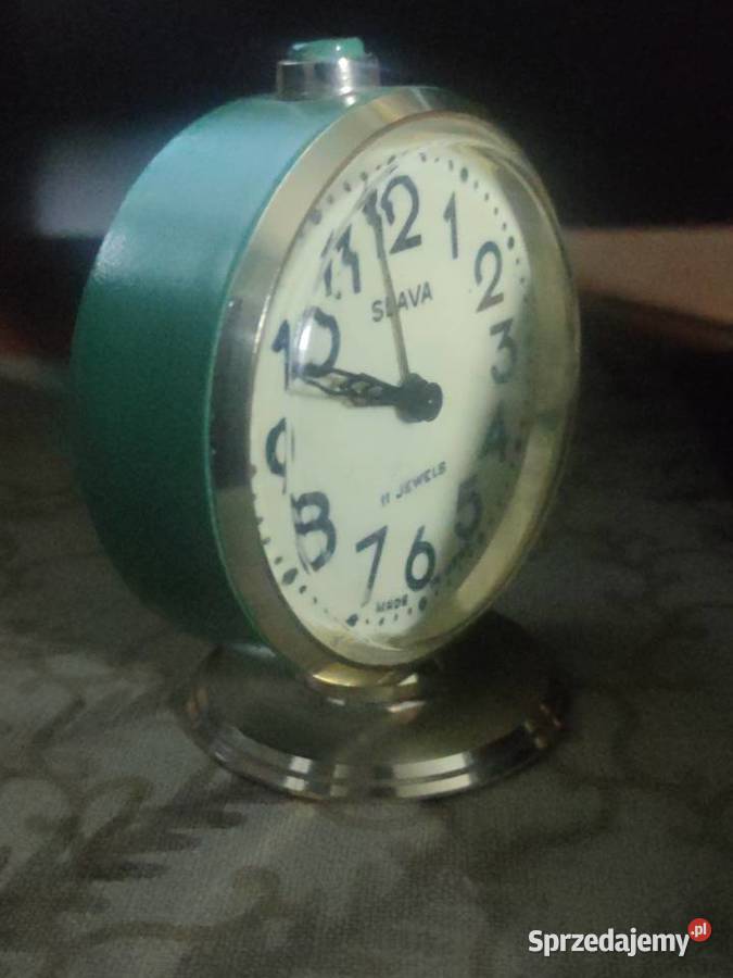 Kolekcjonerski budzik Slava ZSRR Chorzów